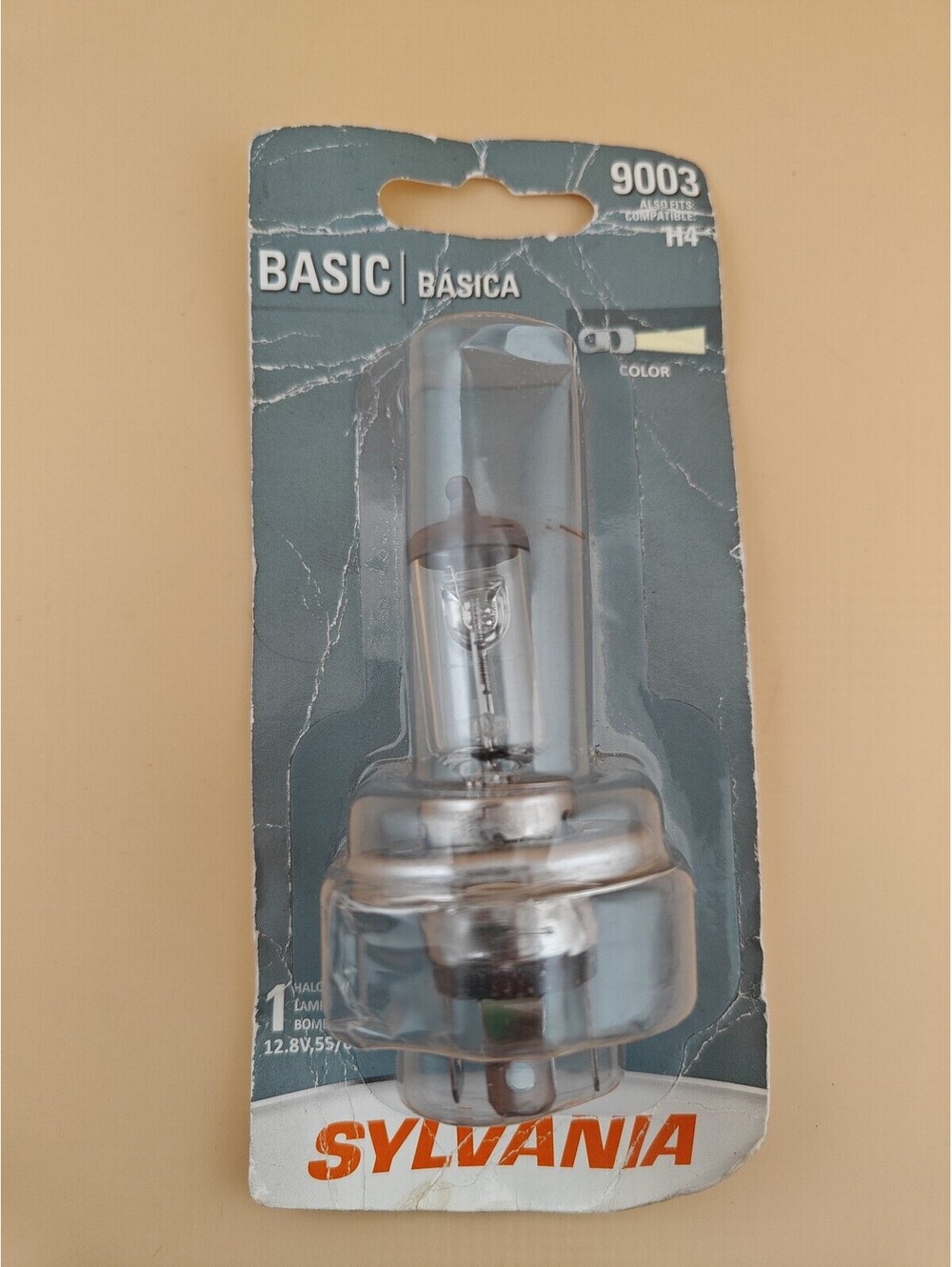 Sylvania SilverStar 9003 H4 Halogen Headlight Bulb